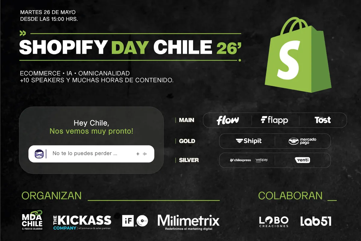 Gerencia, Nueva edición de Shopify Day Chile