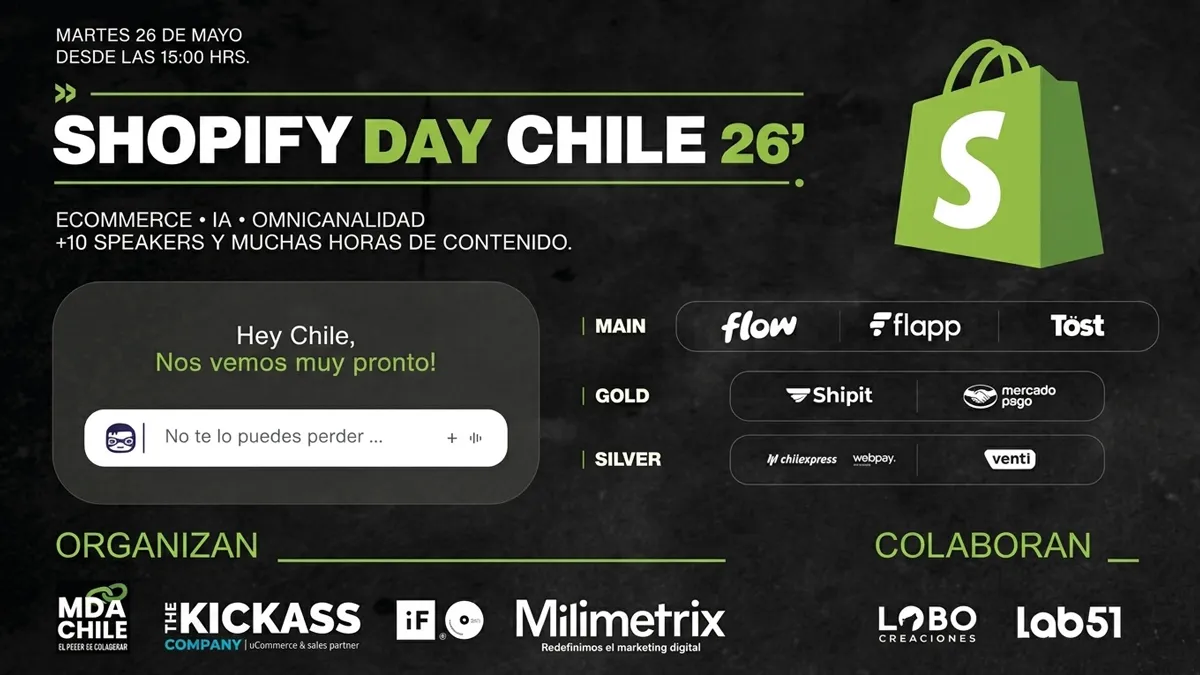 Prensario, Shopify Day Chile reunirá a líderes del comercio digital